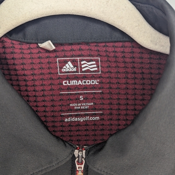Adidas PGA West Golf Climacool Quarter Zip Athletic Shirt Size Woman's Small - Picture 6 of 6